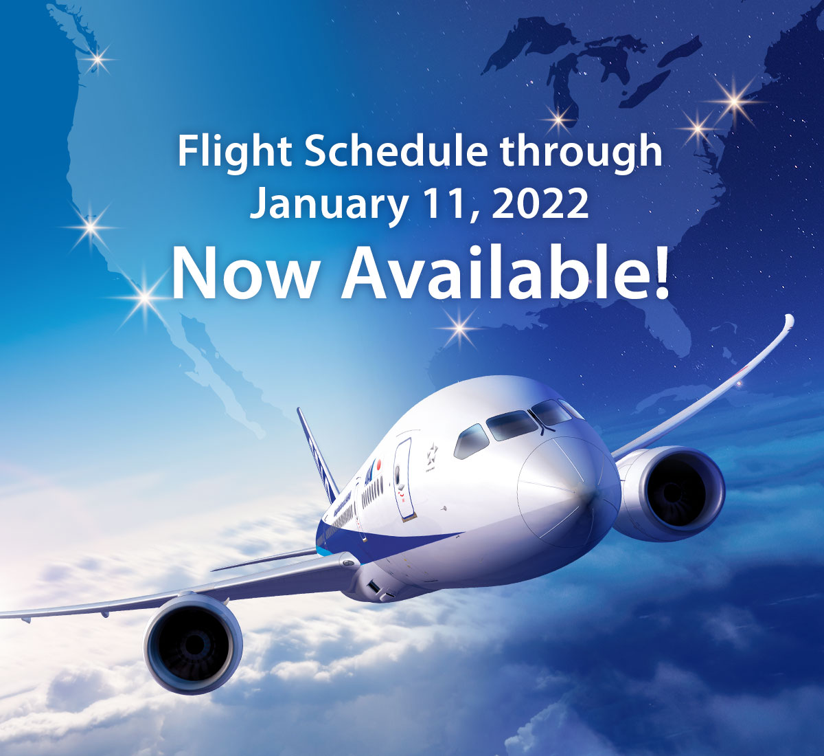 Updated flight schedule now available! 