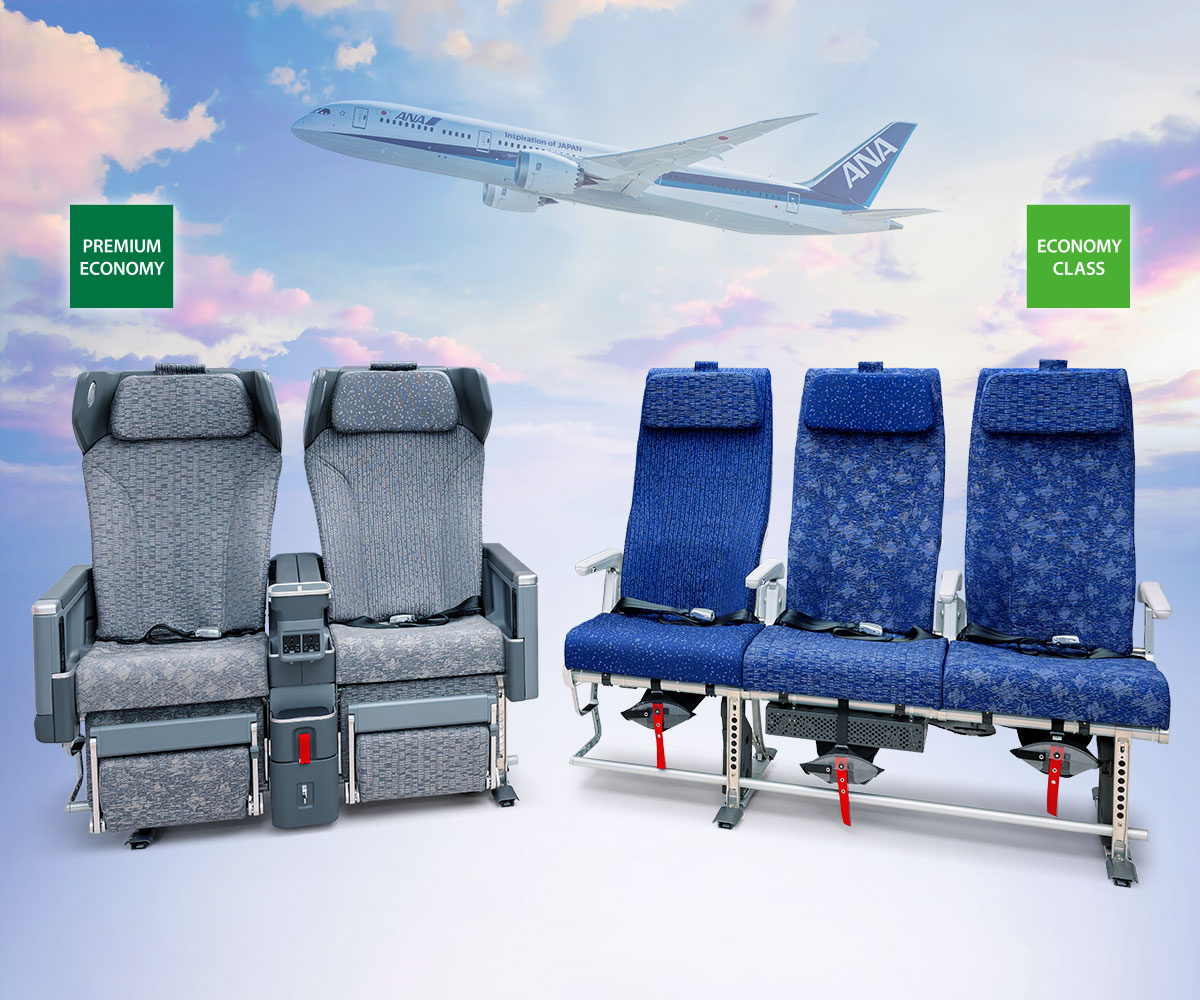New Premium Economy and Economy Class seats