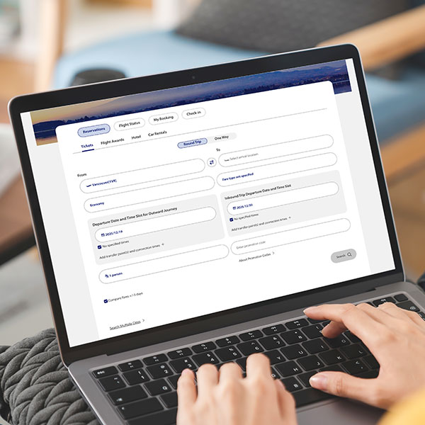 A more seamless way to book with ANA